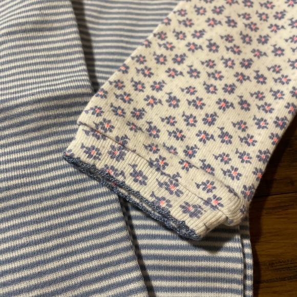 New Gap kids 2 piece pajamas PJs long sleeves pants blue size 5 years - Picture 3 of 8